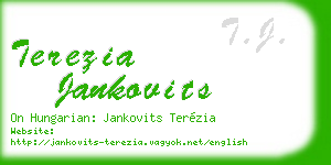 terezia jankovits business card